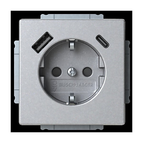 Busch-Jaeger SCHUKO Steckdose SB-A+C 20 EUCB2USBAC-83